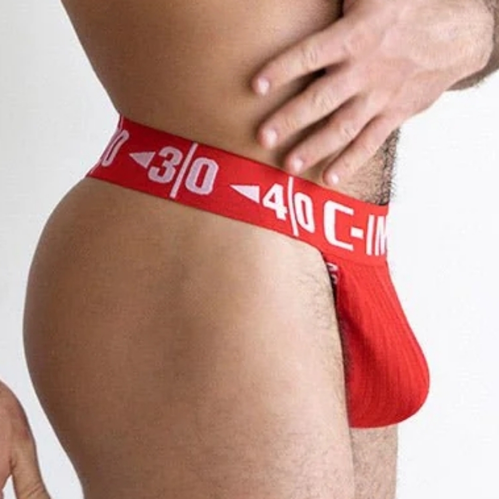 C-IN2 Men's H+A+R+D Thong Underwear New Size Medium